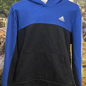 Adidas Blue and Black Hoodie